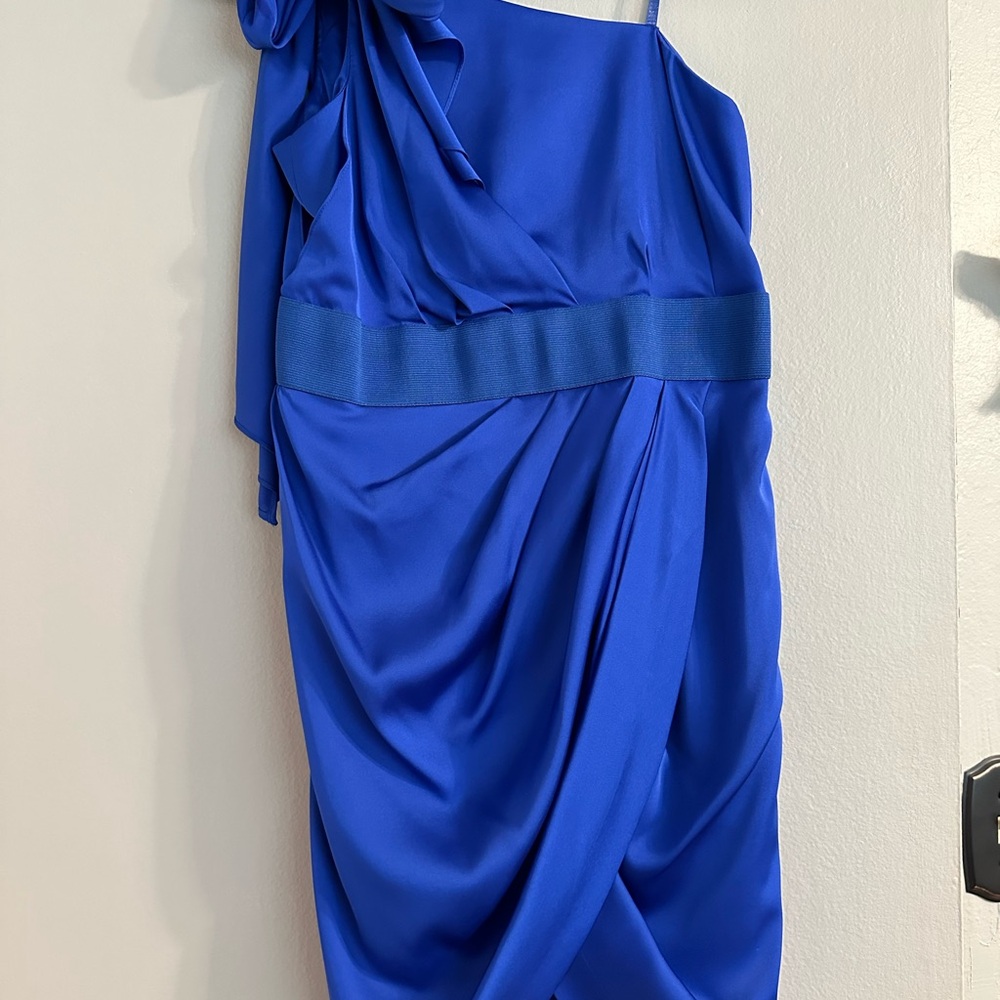 Aqua Royal Blue Mini Dress